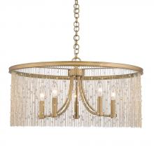  1771-5 PG-CRY - 5 Light Chandelier